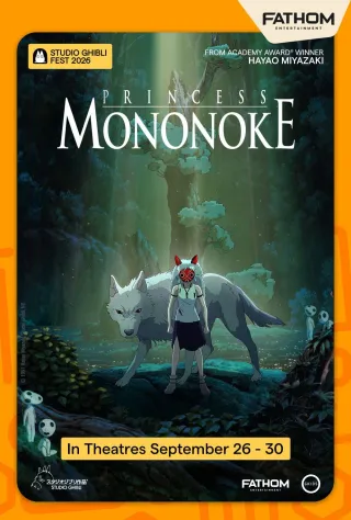 Movie poster for Princess Mononoke - Studio Ghibli Fest 2026