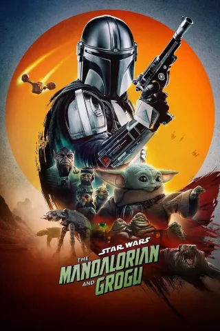 Movie poster for The Mandalorian and Grogu
