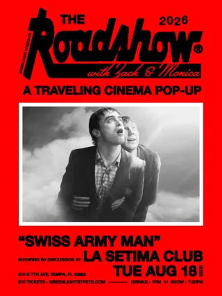 Movie poster for THE ROADSHOW: Swiss Army Man @ La Setima Club
