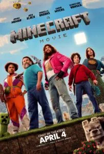 Movie poster for A Minecraft Movie
