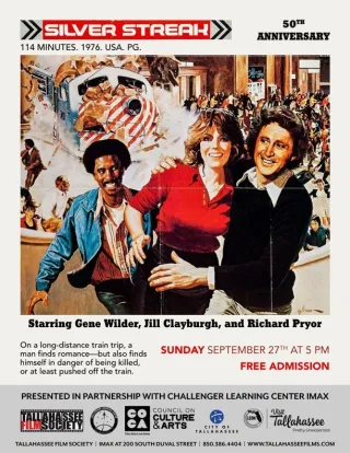 Movie poster for Silver Streak, 50th Anniversary