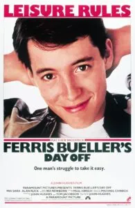 Movie poster for Ferris Bueller’s Day Off
