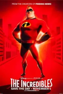 Movie poster for The Incredibles