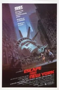 Movie poster for Escape from New York