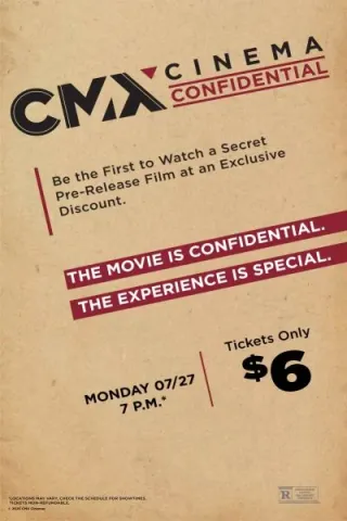 Movie poster for Cinema Confidential July 27